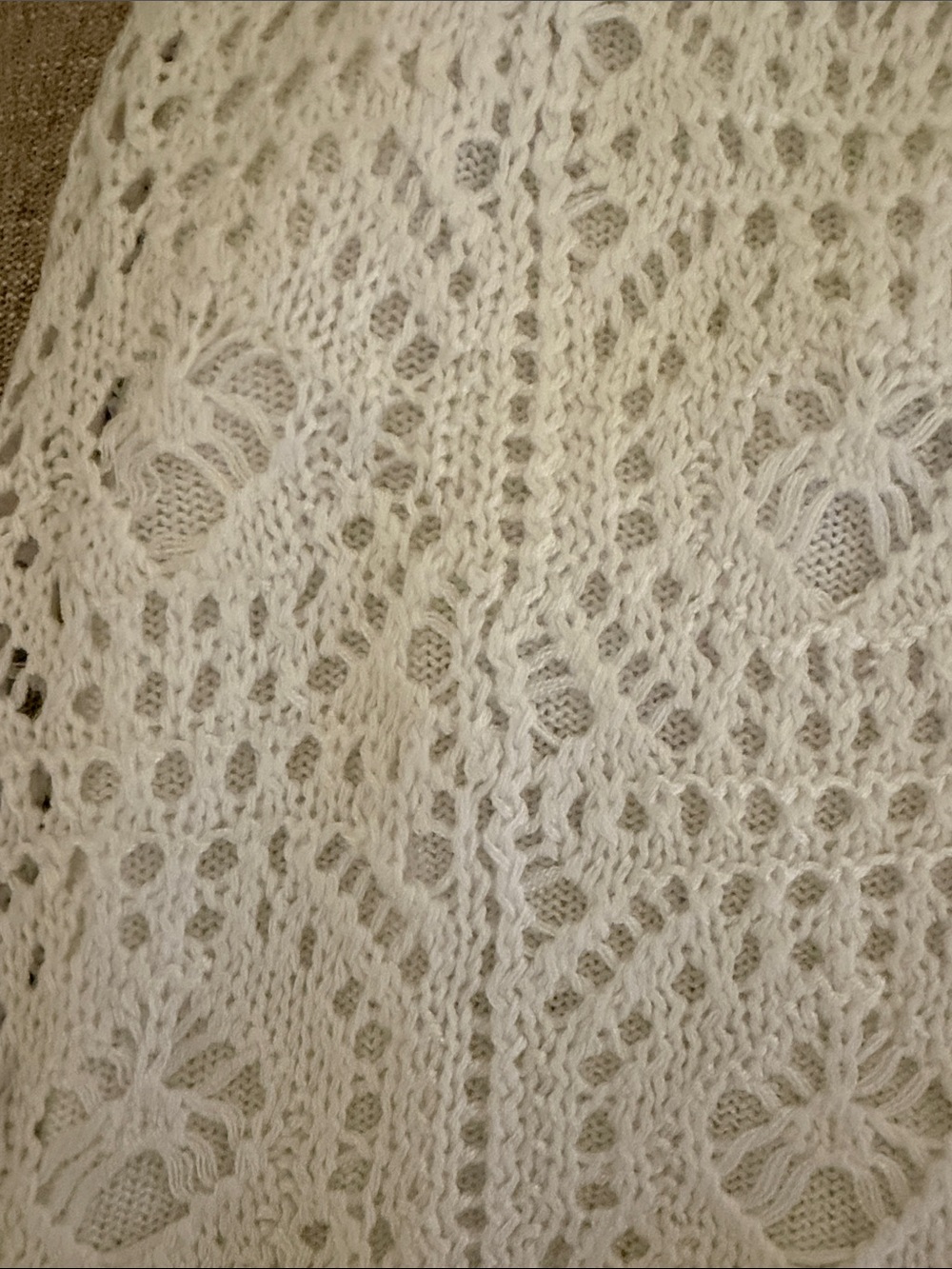SET. 2 pieces set Crochet Circle Skirt with Drawstring Waist and top - Picture 4 of 5